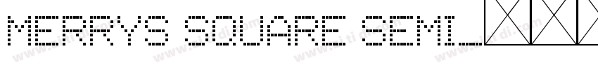 MERRYS Square Semi字体转换